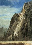 Albert Bierstadt Cathedral Rocks, A Yosemite View painting